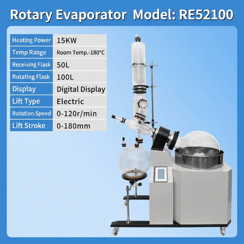 Lab Equipment - Rotary Evaporator Lab Vacuum Distillation Equipment