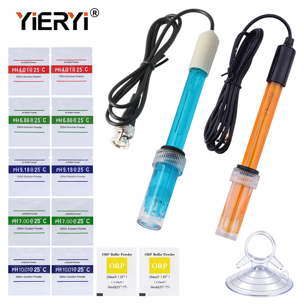 Ph Meter Digital Water Tester - Yieryi Ph‑201 & ORP‑101 Electrode Probe