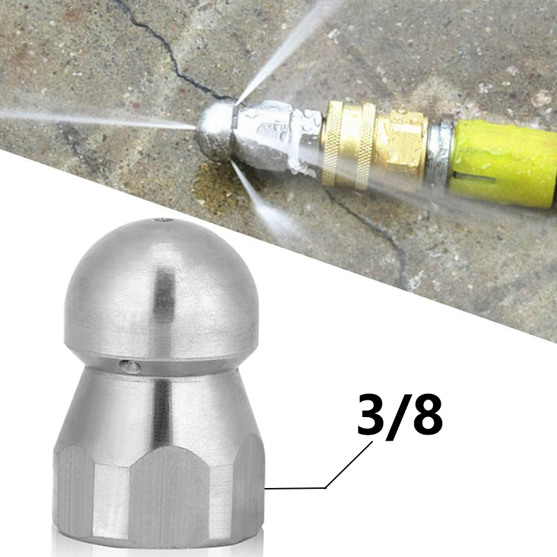 Vacuum Chamber Kit With Pump - Sewer Jetter Nozzle for Pressure Washer