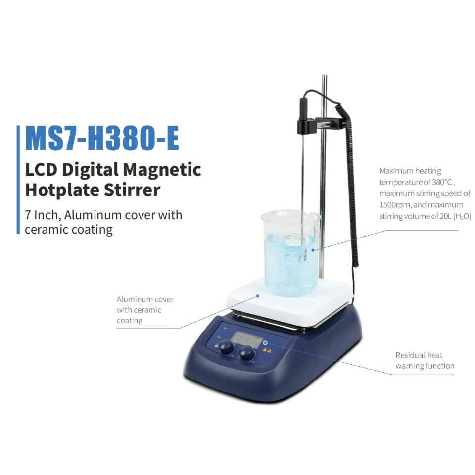 MS7-H380-E Lab Hotplate Magnet - Lab Magnetic Stirrer Hot Plate review and price