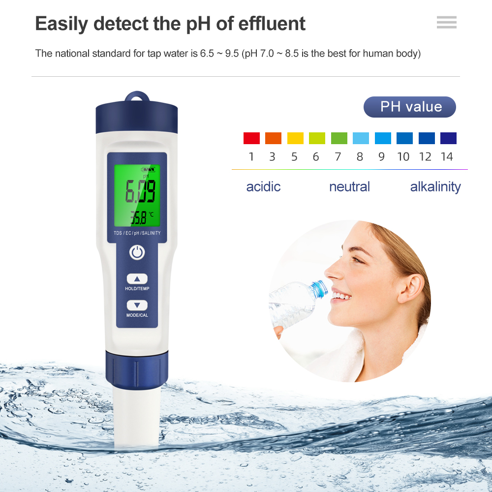 Professional Water Quality Tes - Ph Meter Digital Water Tester review and price